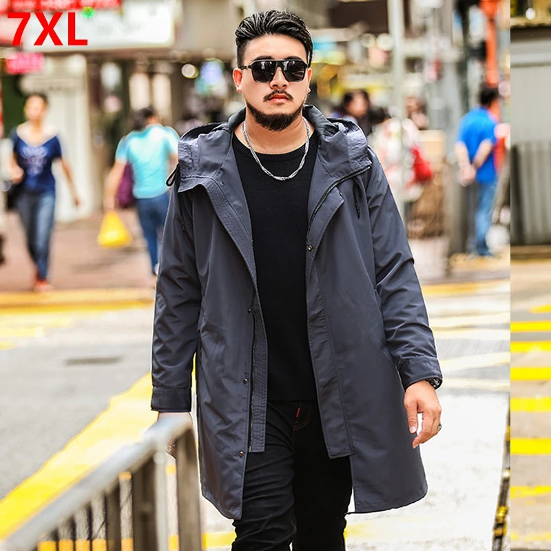 Spring and autumn extra large men's windbreaker, plus size jacket oversize long windbreaker coat cap
Spring and autumn extra large men's windbreaker, plus size jacket oversize long windbreaker coat cap