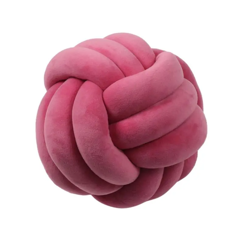 Soft Knot Ball Cushions Bed Stuffed Pillow Home Decor Cushion Ball Plush Throw Soft Knot Ball Cushions Bed Stuffed Pillow Home Decor Cushion Ball Plush Throw
