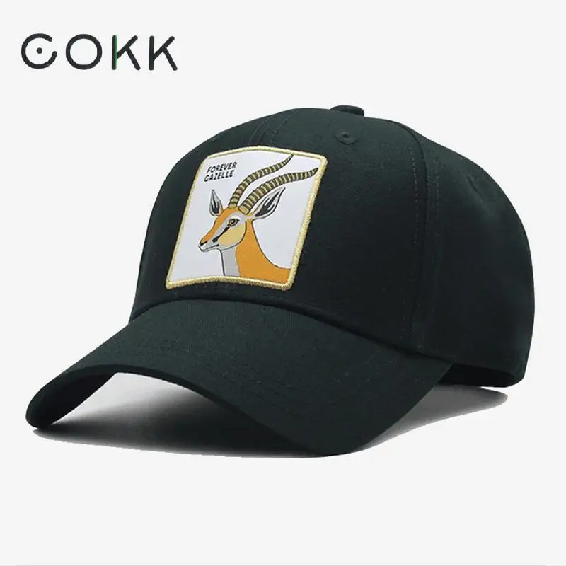 COKK Baseball Cap Men Women Snapback Gazelle Embroidery Patch Trucker Cap Hip Hop Bones Male Sun Hat Casual Cotton Casquette
COKK Baseball Cap Men Women Snapback Gazelle Embroidery Patch Trucker Cap Hip Hop Bones Male Sun Hat Casual Cotton Casquette