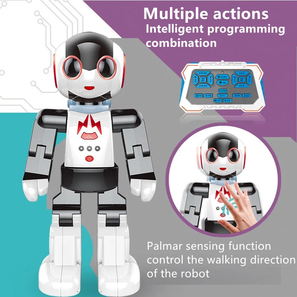 2019 Multi-functional Intelligent Gesture Sensing Robot with Dancing and Musical Electronic RC Robot Kids Birthday Toys G
2019 Multi-functional Intelligent Gesture Sensing Robot with Dancing and Musical Electronic RC Robot Kids Birthday Toys G