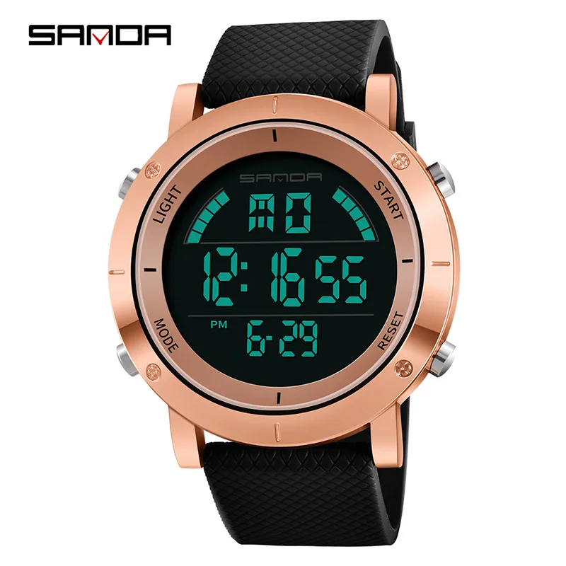 Rose Gold Student Sports Chronograph Watches Couple Electronic Watch Man Quartz Watch Waterproof Woman Brand Clock Multifunction
Rose Gold Student Sports Chronograph Watches Couple Electronic Watch Man Quartz Watch Waterproof Woman Brand Clock Multifunction