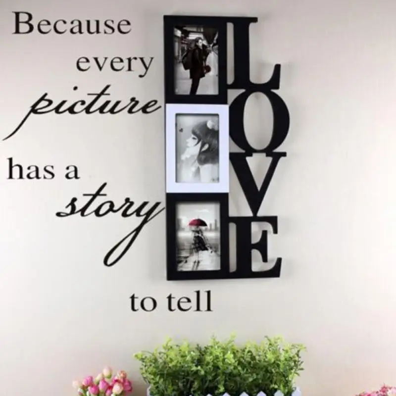 Creatively NEW Wall Decal 1pc PVC removable vinyl wall sticker 30*24cm photo phrame decals family happy memory
Creatively NEW Wall Decal 1pc PVC removable vinyl wall sticker 30*24cm photo phrame decals family happy memory
