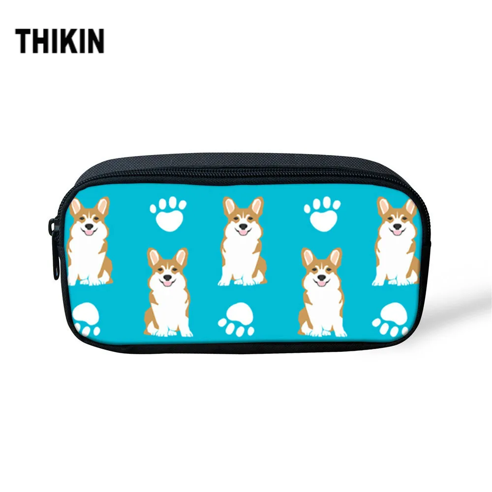 THIKIN Cosmetic Bag Case Functional Bag Children Pencil Bags Cute Corgi Dog Printing Makeup Pouch Travel Cute Students Pen Bags
THIKIN Cosmetic Bag Case Functional Bag Children Pencil Bags Cute Corgi Dog Printing Makeup Pouch Travel Cute Students Pen Bags