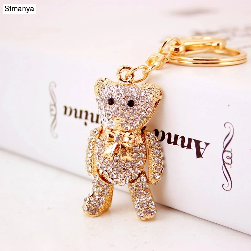 Hig Qualty Crystal Bear Key Chain Holder Rhinestone Keychain Car Key Ring For Holder Bag KeyChains For Birthday Friend Gift 1589
Hig Qualty Crystal Bear Key Chain Holder Rhinestone Keychain Car Key Ring For Holder Bag KeyChains For Birthday Friend Gift 1589