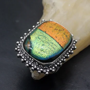Hermosa Amazing Vintage Dichroic Glass Romantic Band Ring Size 8.5 A66 Free Shipping
Hermosa Amazing Vintage Dichroic Glass Romantic Band Ring Size 8.5 A66 Free Shipping