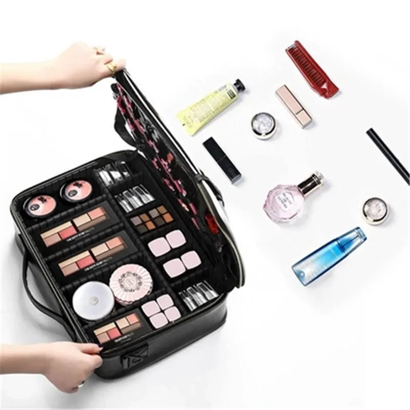 Cosmetic Bag Women Travel Make Up Toiletry Bag Big Capacity Leather Travel Fashion Cosmetics Suitcases For Makeup
Cosmetic Bag Women Travel Make Up Toiletry Bag Big Capacity Leather Travel Fashion Cosmetics Suitcases For Makeup