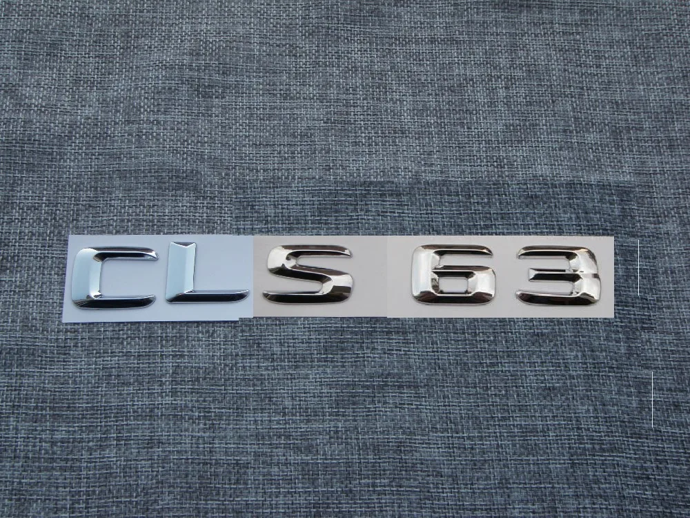 Chrome Shiny Silver ABS Car Trunk Rear Letters Words Badge Emblem Decal Sticker for Mercedes-Benz CLS63
Chrome Shiny Silver ABS Car Trunk Rear Letters Words Badge Emblem Decal Sticker for Mercedes-Benz CLS63