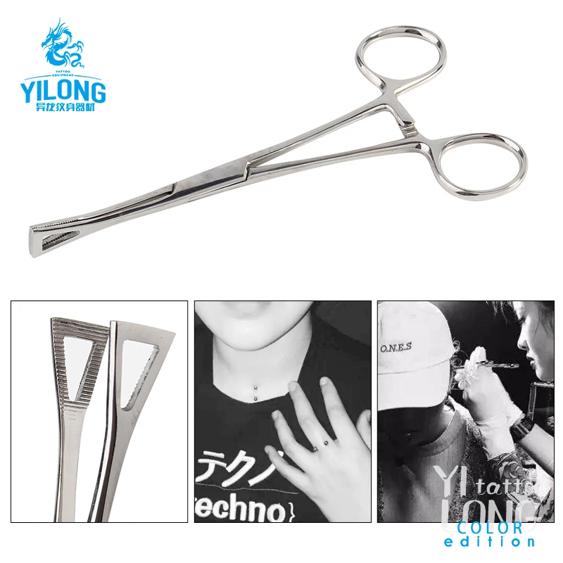 Piercing tool perforating forceps positioning forceps opening forceps stainless steel triangular closed forceps tattoo kit
Piercing tool perforating forceps positioning forceps opening forceps stainless steel triangular closed forceps tattoo kit