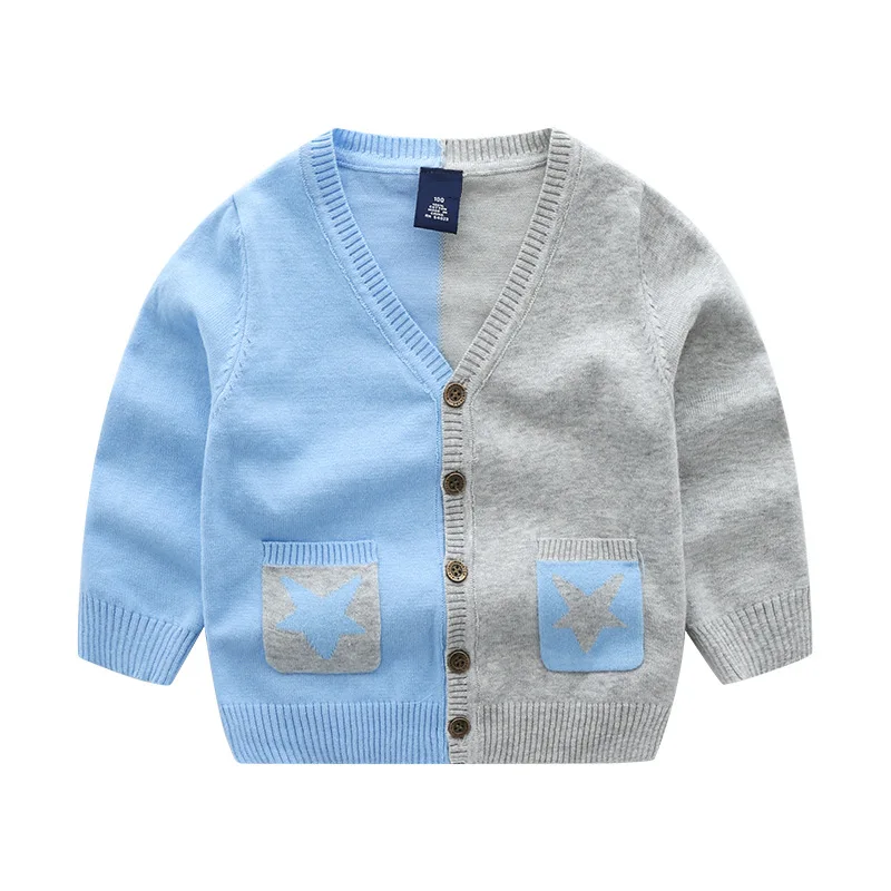 Baby Boys Cardigan Kids Patchwork Pentagram Sweater 2019 New Spring Autumn Children Cardigans Boys Clothes
Baby Boys Cardigan Kids Patchwork Pentagram Sweater 2019 New Spring Autumn Children Cardigans Boys Clothes