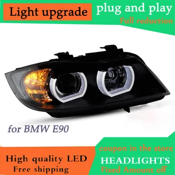 D-YL Car Styling LED Head Lamp for BMW E90 Headlights 318 320 330 LED Headlight angel eye headlight BI XENON front accesspori 
D-YL Car Styling LED Head Lamp for BMW E90 Headlights 318 320 330 LED Headlight angel eye headlight BI XENON front accesspori