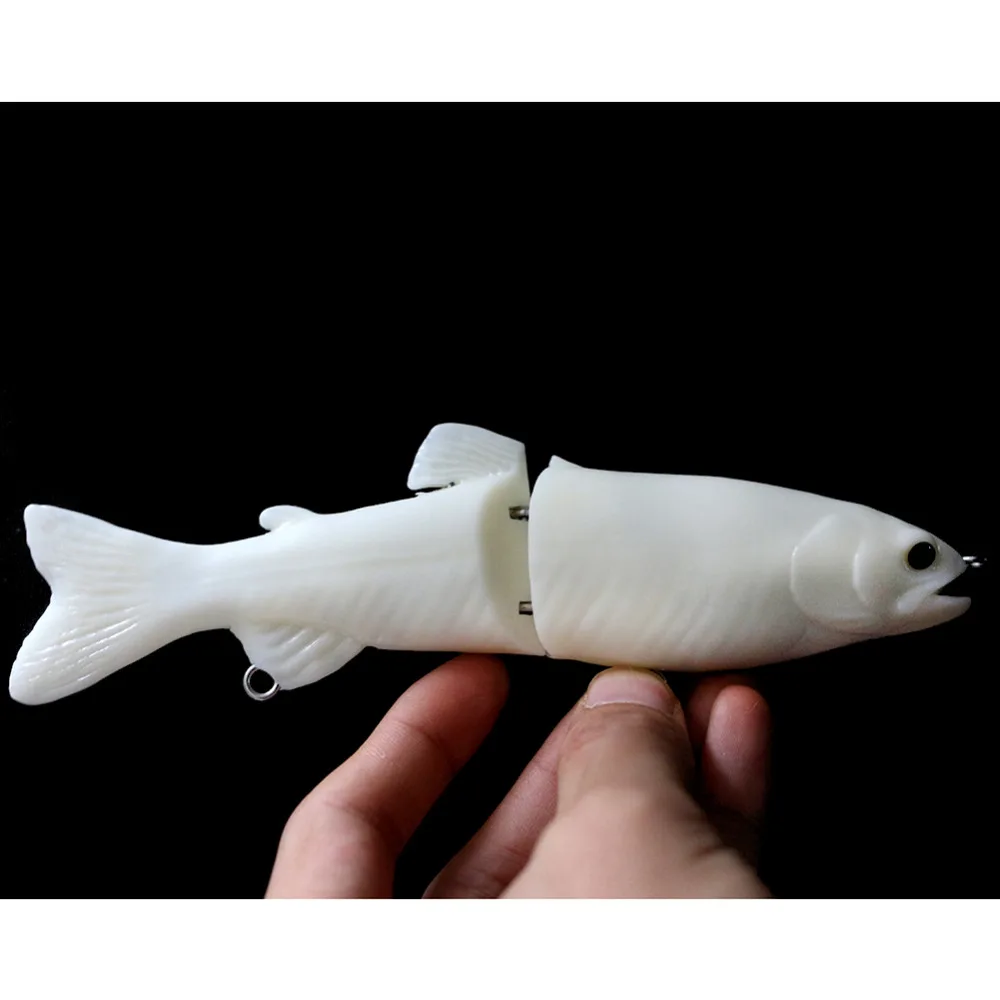 GYFISHING 5 Pcs Unpainted Fishing 2-Jointed Fishing S-Glide Trout Swimbaits 7"/2.5oz
GYFISHING 5 Pcs Unpainted Fishing 2-Jointed Fishing S-Glide Trout Swimbaits 7"/2.5oz