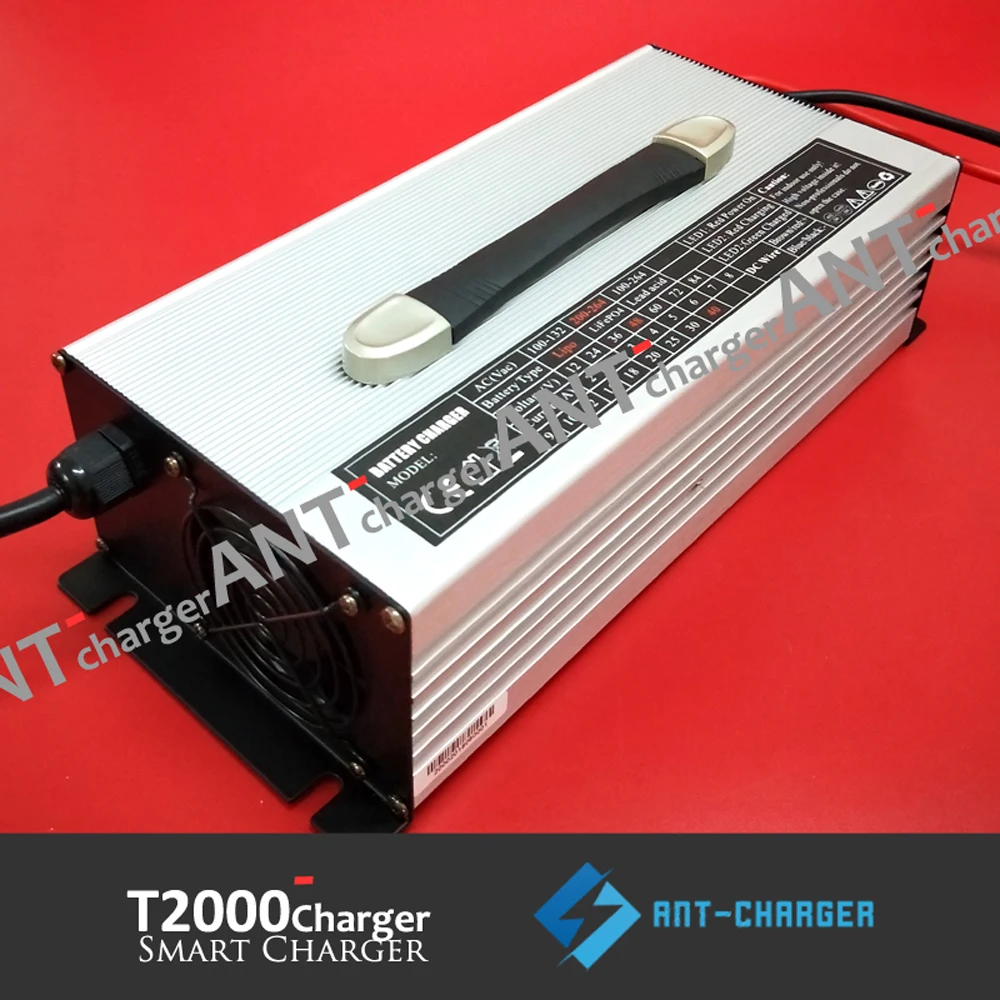 

Customized 2000W 72V 20A Lead acid,84V 20A Lithium ion/Lipo/Li-ion,87.6V 20A LiFePO4 battery charger