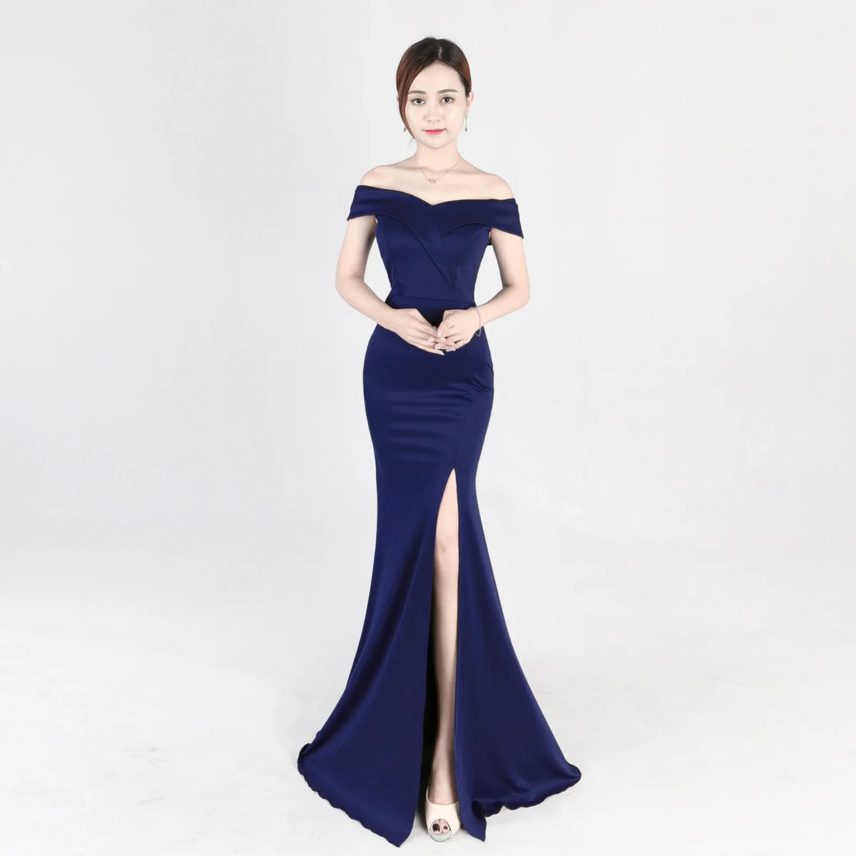 Vestido De Noiva Elegant Mermaid Evening Dress Long Cheap Red Prom Dress Robe De Soiree Cap Sleeves Side Split Party Dress 
Vestido De Noiva Elegant Mermaid Evening Dress Long Cheap Red Prom Dress Robe De Soiree Cap Sleeves Side Split Party Dress
