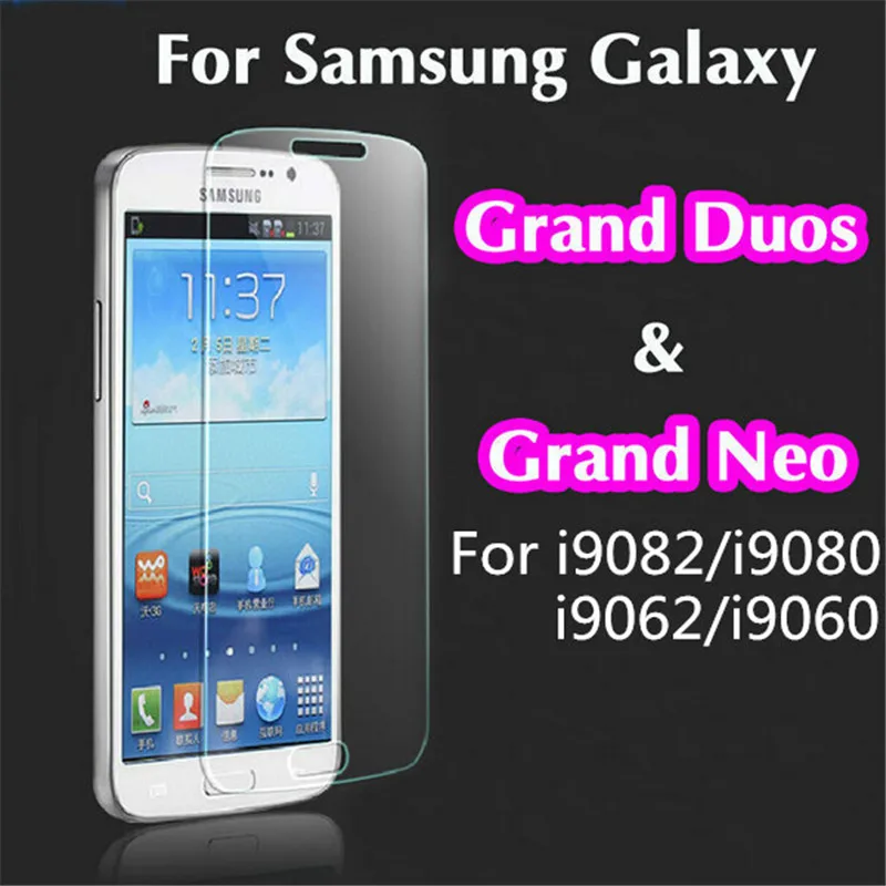 Premium Tempered Glass For Samsung Galaxy Grand DUOS i9082 i9080 Neo Plus i9060 i9062 i9060i Screen Protector 9H Protective Film
Premium Tempered Glass For Samsung Galaxy Grand DUOS i9082 i9080 Neo Plus i9060 i9062 i9060i Screen Protector 9H Protective Film
