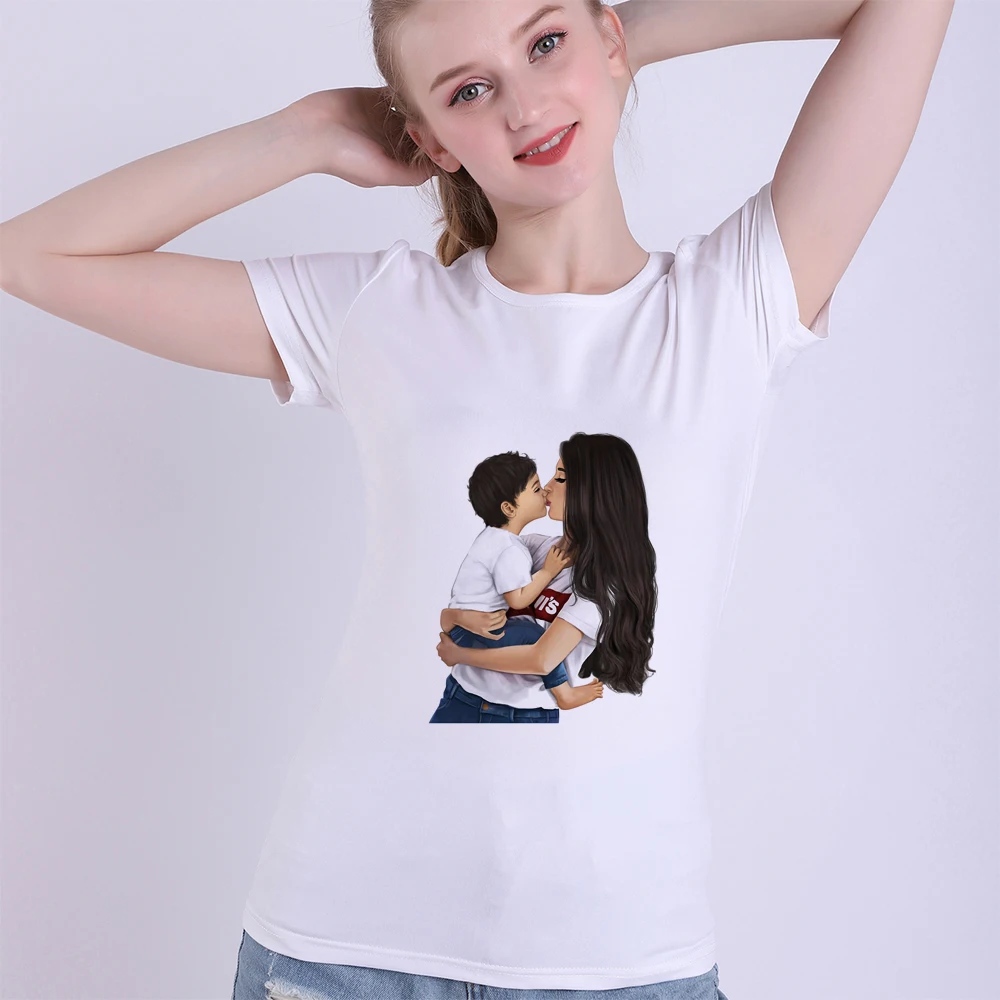 Super MOM LOVE T-shirts for Women Baby Boy Mommy Son Angel Top Summer T Shirt Women Vogue T-shirt Mother's Day Tshirt
Super MOM LOVE T-shirts for Women Baby Boy Mommy Son Angel Top Summer T Shirt Women Vogue T-shirt Mother's Day Tshirt