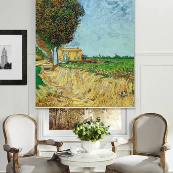 MOMO Roller Blinds Shades Blackout Window Blinds Painting Curtains Roller Shades Thermal Fabric Custom Size Van Gogh V 1-5
MOMO Roller Blinds Shades Blackout Window Blinds Painting Curtains Roller Shades Thermal Fabric Custom Size Van Gogh V 1-5