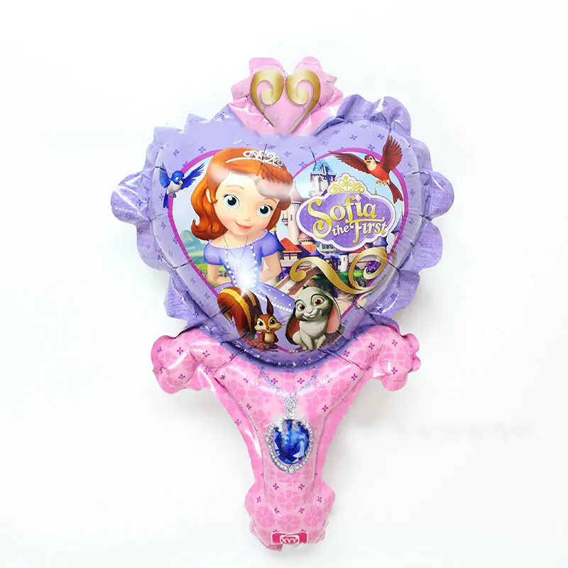 50psc heart-shaped hand-held wand Princess Sofia pat balloon aluminum foil balloons kid's birthday party Supplies wholesale
50psc heart-shaped hand-held wand Princess Sofia pat balloon aluminum foil balloons kid's birthday party Supplies wholesale