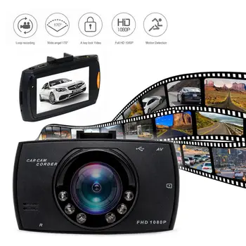 New 2.7" Inch LCD Dash Cam DVR Full HD 1920x1080P Resolution Car Video Recorder Dash Camera Registrator 170 Degree Wide Angle
New 2.7" Inch LCD Dash Cam DVR Full HD 1920x1080P Resolution Car Video Recorder Dash Camera Registrator 170 Degree Wide Angle