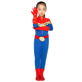 Kids Captain Ms Carol Danvers Cosplay Costume Zentai Captain Bodysuit Suit Jumpsuits for Children
Kids Captain Ms Carol Danvers Cosplay Costume Zentai Captain Bodysuit Suit Jumpsuits for Children