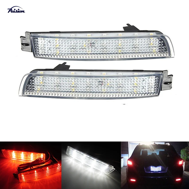 2Pcs LED Bumper Reflector Clear lens Added Tail Brake Light Fog Lamp For Nissan Juke Murano Sentra Infiniti FX35
2Pcs LED Bumper Reflector Clear lens Added Tail Brake Light Fog Lamp For Nissan Juke Murano Sentra Infiniti FX35