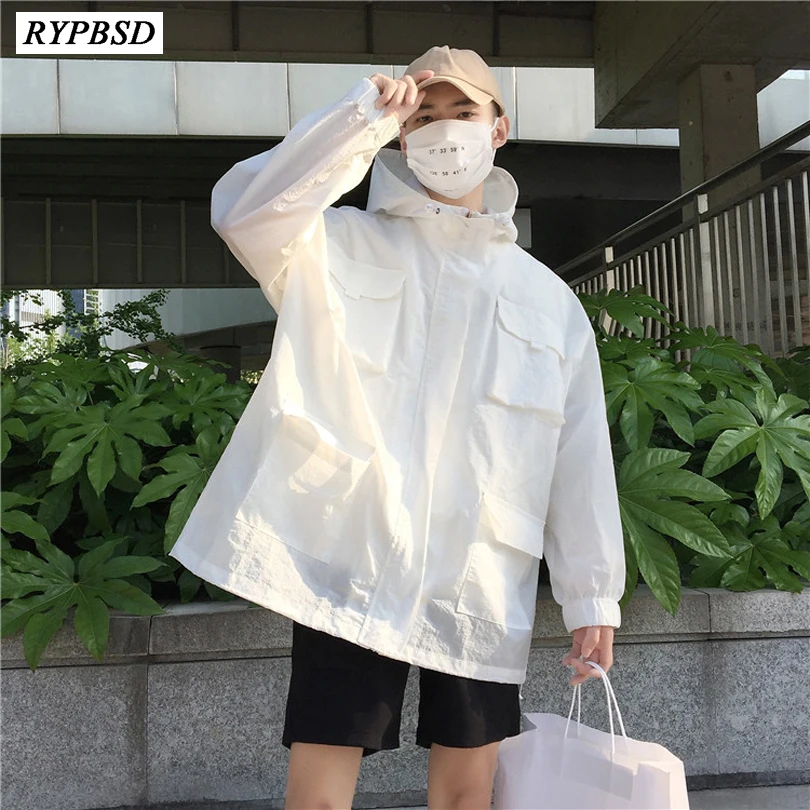 White Pocket Jacket Summer Mens Sun Protection Jacket Mens Fashion Casual Loose Waterproof Skin Windbreaker Jacket New Arrivals
White Pocket Jacket Summer Mens Sun Protection Jacket Mens Fashion Casual Loose Waterproof Skin Windbreaker Jacket New Arrivals