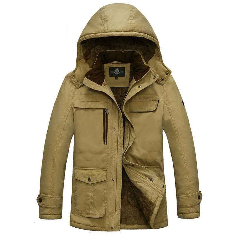 Afs Jeep Brand Hooded Men's Jacket Autumn WInter Warm Fleece Bomber Jacket Male Coats Military Army Denim Windbreaker Big Size
Afs Jeep Brand Hooded Men's Jacket Autumn WInter Warm Fleece Bomber Jacket Male Coats Military Army Denim Windbreaker Big Size