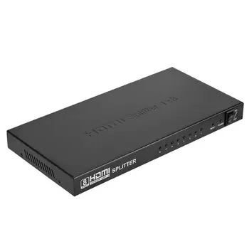 ALLOYSEED 1 in 8 out 8 HDMI Female Ports 1x8 HD HDMI Splitter Audio Video for 3D 1080P Support HDMI Resolution Up to 4Kx2K
ALLOYSEED 1 in 8 out 8 HDMI Female Ports 1x8 HD HDMI Splitter Audio Video for 3D 1080P Support HDMI Resolution Up to 4Kx2K