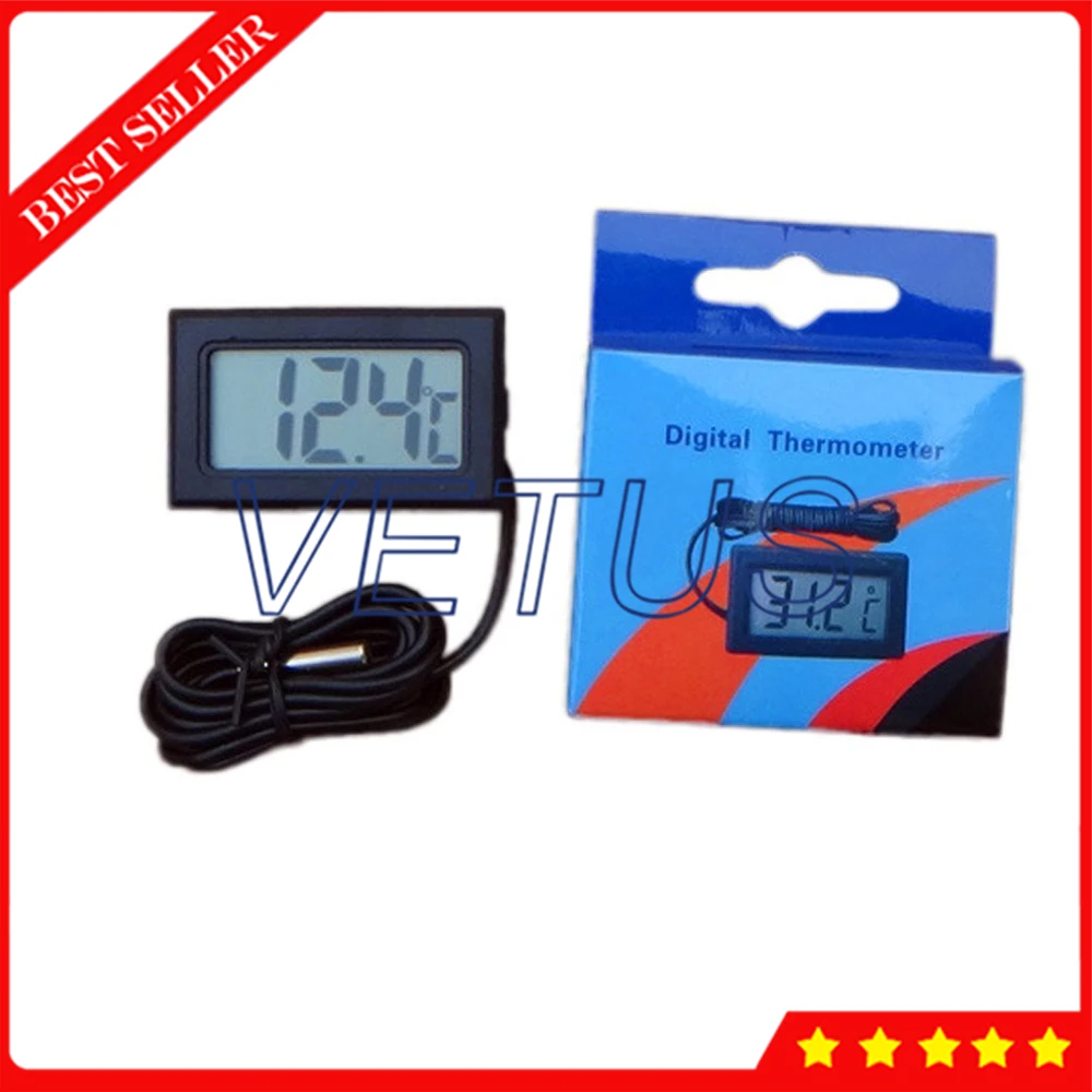 VT-1 Mini Digital LCD Temperature Meter Digital Handheld Thermometer Sensor Tester Applies to Refrigerated Cabinets display
VT-1 Mini Digital LCD Temperature Meter Digital Handheld Thermometer Sensor Tester Applies to Refrigerated Cabinets display