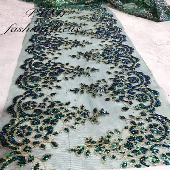 10 yards Glitter sequins lace trim gorgeous green mesh african indian lace trim for bridal accessories
10 yards Glitter sequins lace trim gorgeous green mesh african indian lace trim for bridal accessories