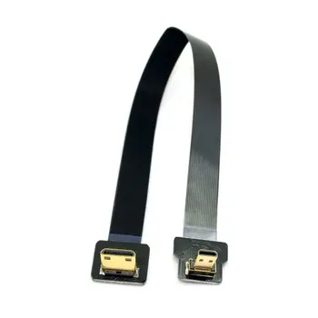 Jimier Down Angled 90 Degree FPV Micro HDMI Male to Mini HDMI FPC Flat Cable for GOPRO Multicopter Aerial Photography 20cm
Jimier Down Angled 90 Degree FPV Micro HDMI Male to Mini HDMI FPC Flat Cable for GOPRO Multicopter Aerial Photography 20cm