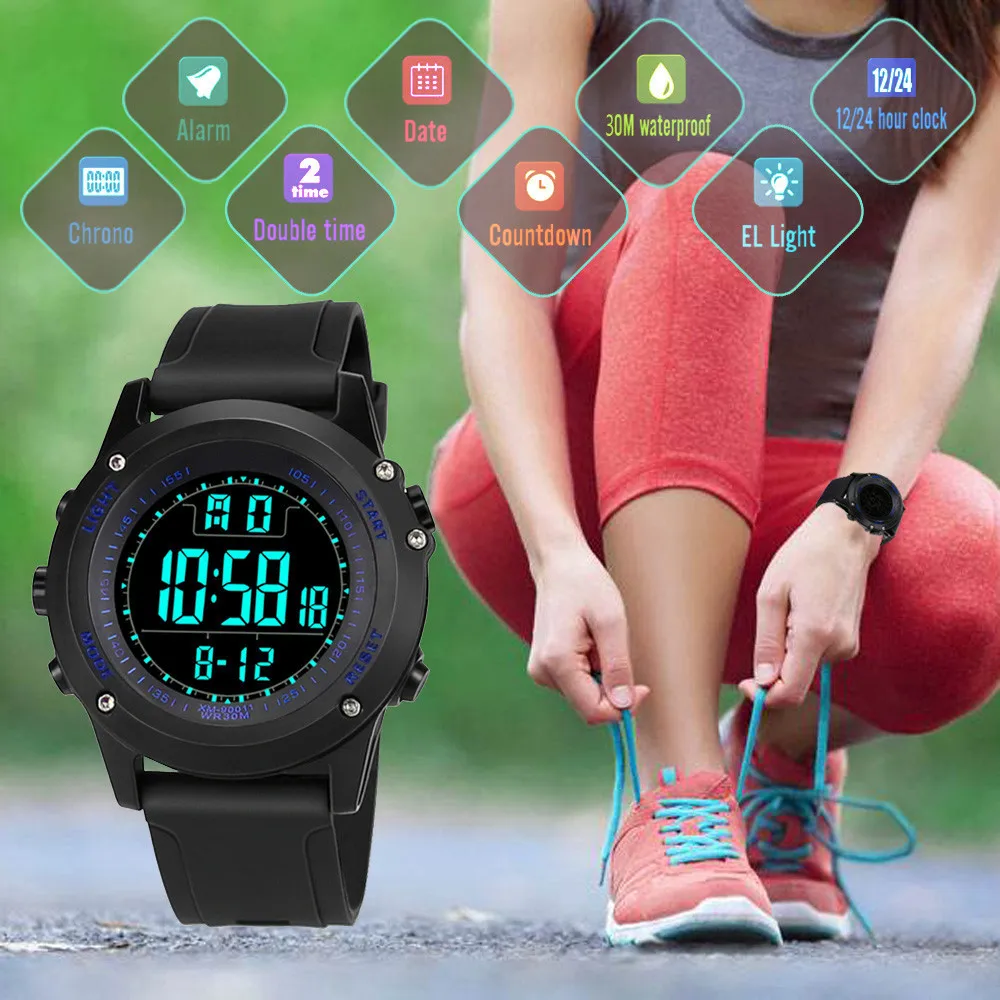 Male Clock Masculino Analog Digital Military Army Sport LED Waterproof Wrist Watch Casual Sport Quartz Watch 2019
Male Clock Masculino Analog Digital Military Army Sport LED Waterproof Wrist Watch Casual Sport Quartz Watch 2019