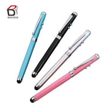 High quality Compatible 1pc 4 in 1 Laser Pointer LED flashlight Touch Screen Stylus Ball Pen for iPhone for Samsung Portable
High quality Compatible 1pc 4 in 1 Laser Pointer LED flashlight Touch Screen Stylus Ball Pen for iPhone for Samsung Portable