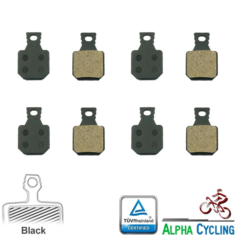 4 Pairs Metallic Bike Hydraulic Disc Brake Pads For Magura M5 MT5 M7 MT7 SH901