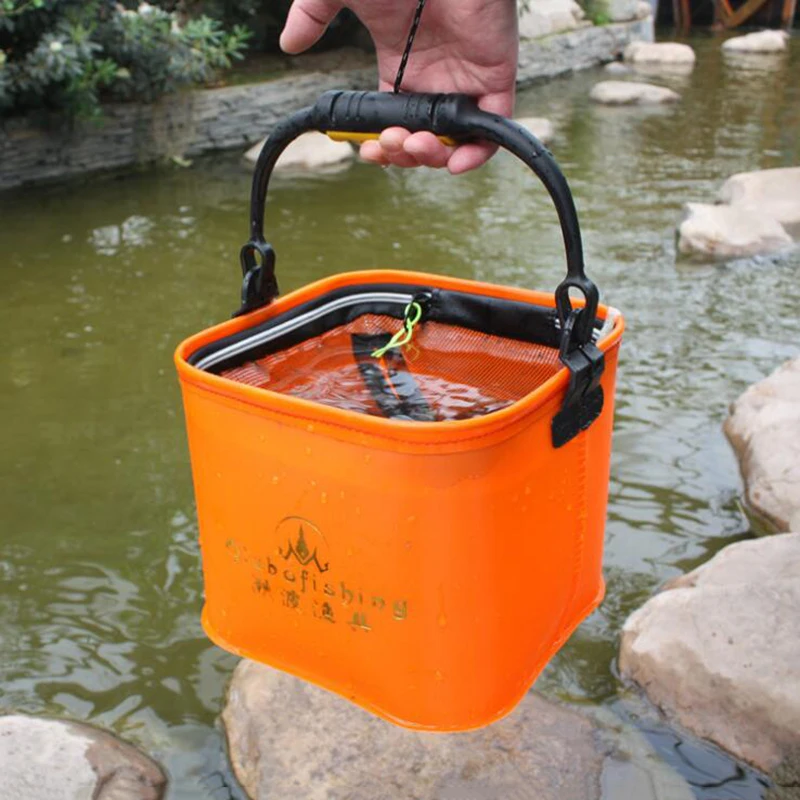 EVA Fishing Bag Handing Outdoor Portable Fishing Bucket Live Fish Box Sea Waterproof Bucket Fishi Accessories Fishing Bags
EVA Fishing Bag Handing Outdoor Portable Fishing Bucket Live Fish Box Sea Waterproof Bucket Fishi Accessories Fishing Bags