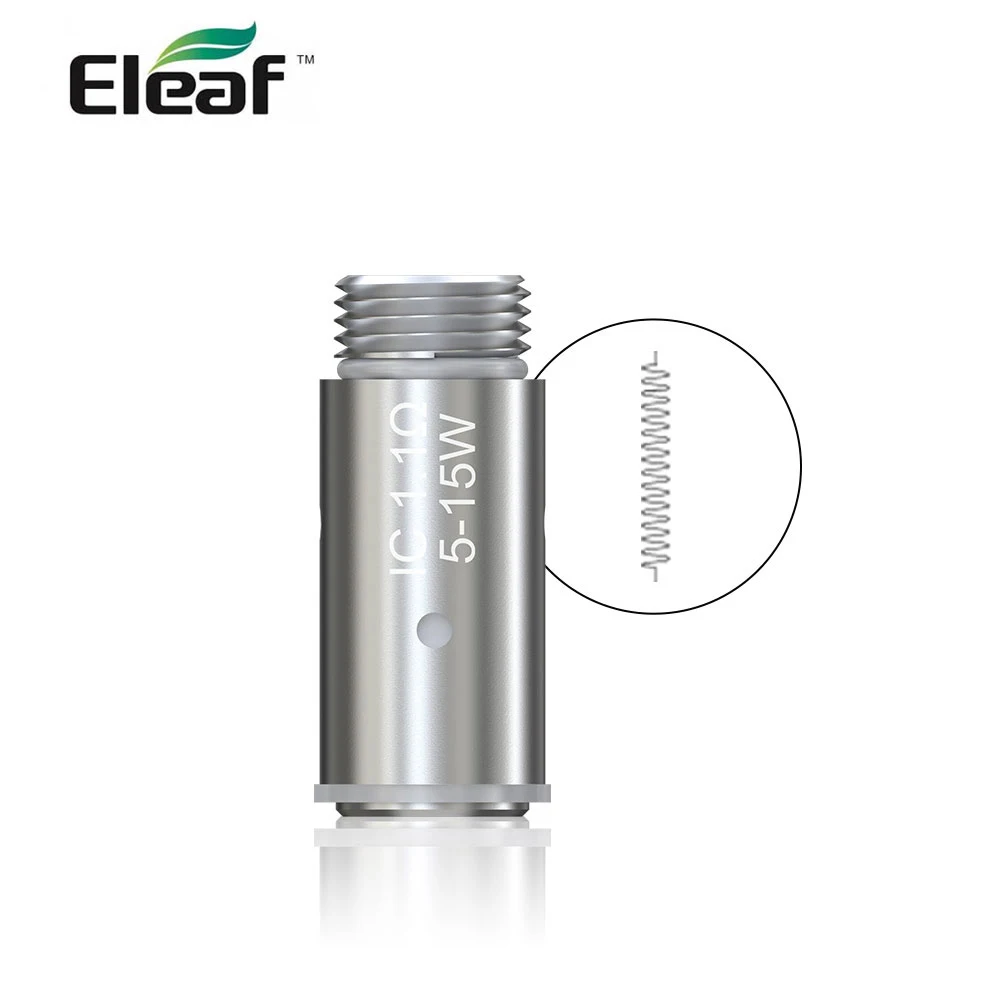 Original Eleaf IC 1.1ohm Head 5pcs for iCare/ iCare Mini Vape Accessory Electronic Cigarette coil
Original Eleaf IC 1.1ohm Head 5pcs for iCare/ iCare Mini Vape Accessory Electronic Cigarette coil