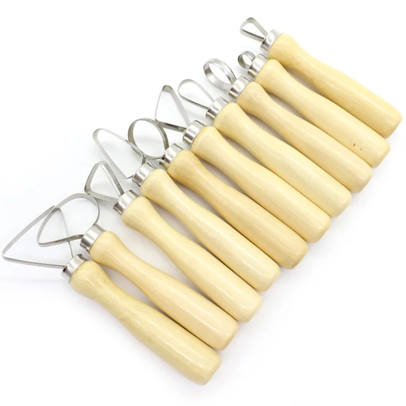 Carving Clay Sculpting Hand Chisel Modeling Making Tool,Stainless Steel and Wood Round Pottery Hole Cutters Ceramic Tool Set Kit
Carving Clay Sculpting Hand Chisel Modeling Making Tool,Stainless Steel and Wood Round Pottery Hole Cutters Ceramic Tool Set Kit