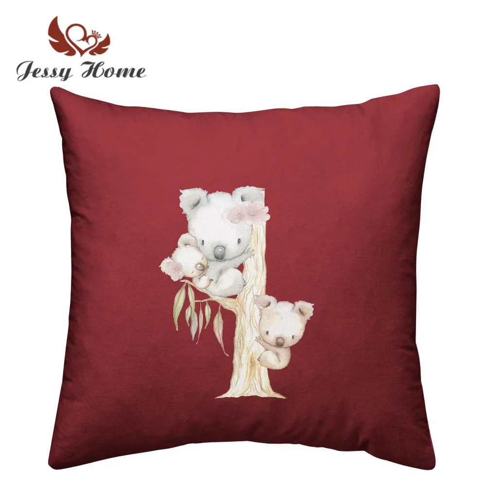 Cute Animal Cartoon Print Cushion Cover Koala Squirrel Rhinoceros Pillow Cover Home Decoration Pillow Case Drop shipping C15
Cute Animal Cartoon Print Cushion Cover Koala Squirrel Rhinoceros Pillow Cover Home Decoration Pillow Case Drop shipping C15