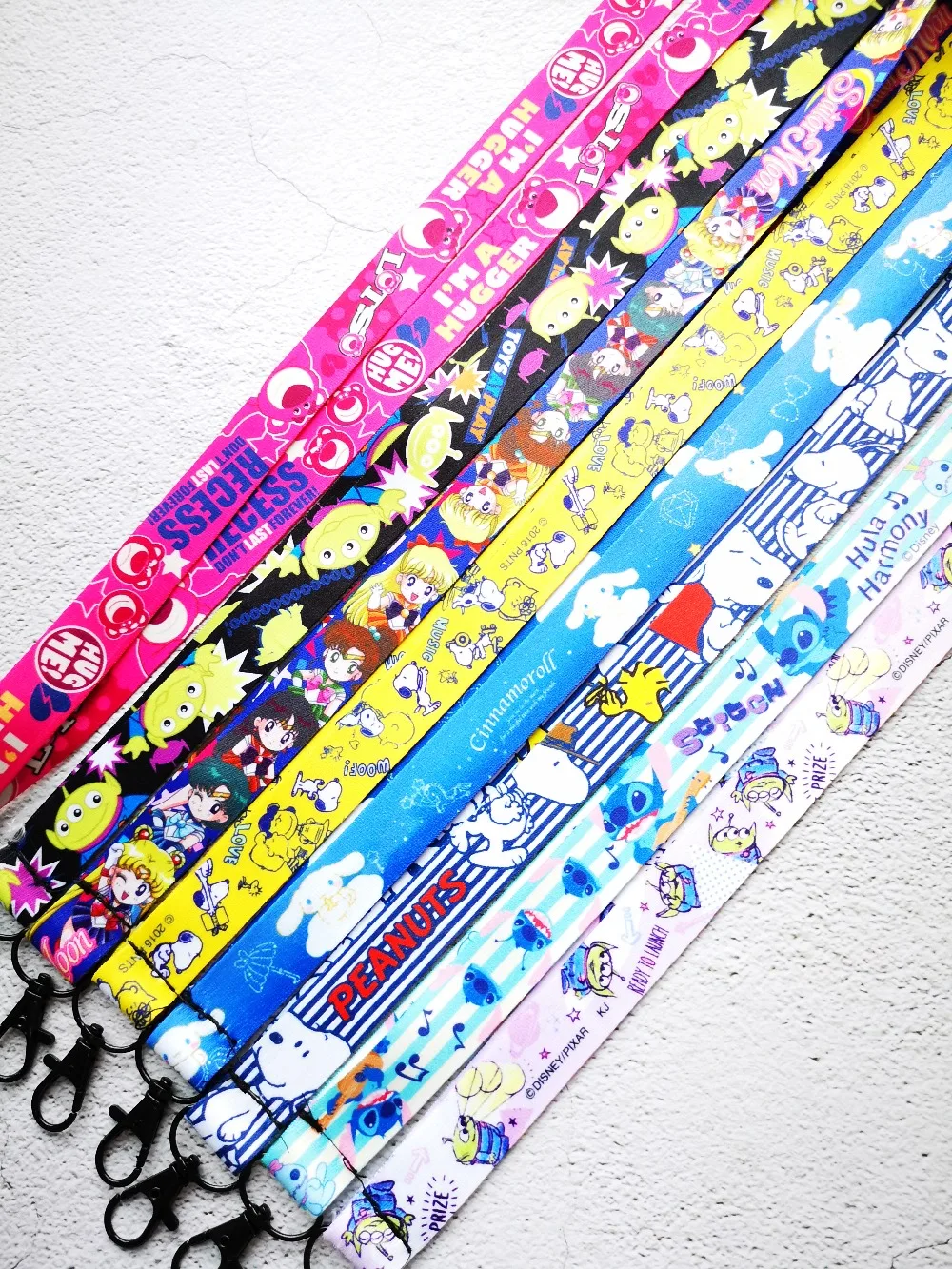 12pcs cartoon Sailor moon dogs stitch Toy story Key Lanyard Badge ID Cards Holders Neck Straps with Keyring Gifts Party Favors
12pcs cartoon Sailor moon dogs stitch Toy story Key Lanyard Badge ID Cards Holders Neck Straps with Keyring Gifts Party Favors