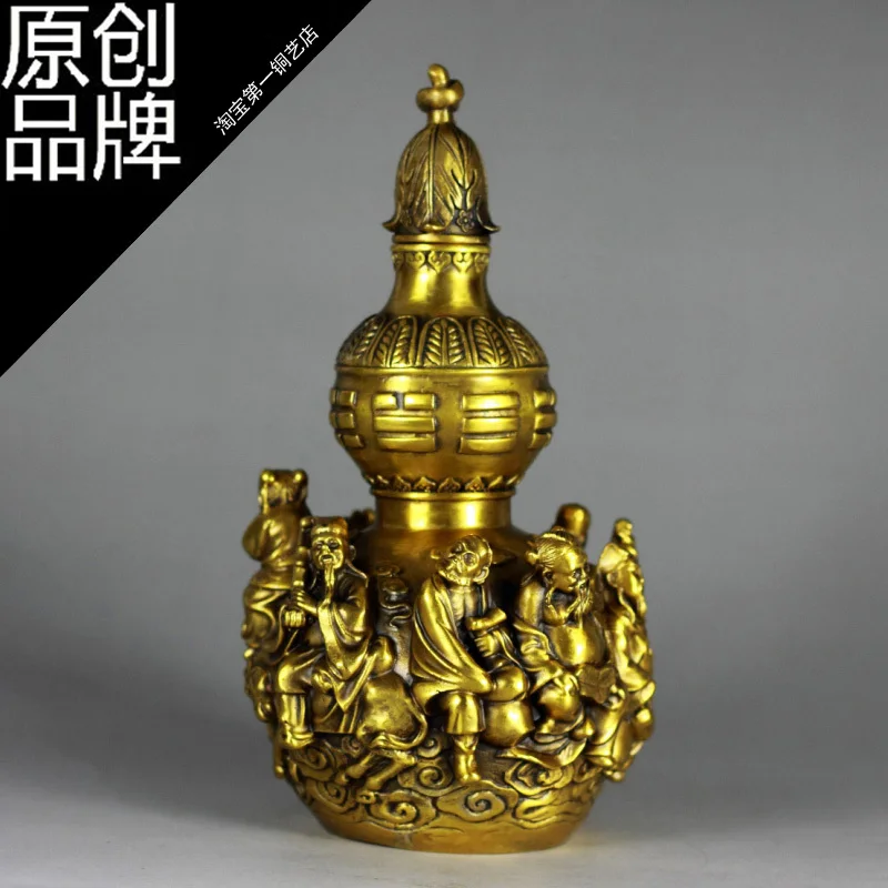 Copper crafts home decoration gift gourd