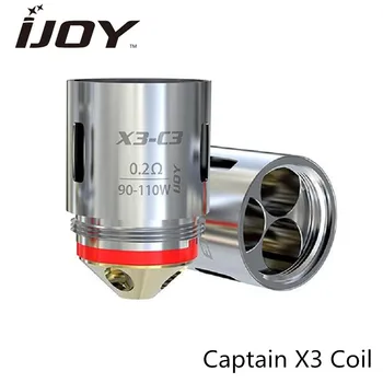 6pcs/lot Original IJOY Captain X3 Atomizer Coil X3 C1 0.4ohm X3 C3 0.2ohm Replacement Ijoy ELectronic Cigarette Atomizer Core
6pcs/lot Original IJOY Captain X3 Atomizer Coil X3 C1 0.4ohm X3 C3 0.2ohm Replacement Ijoy ELectronic Cigarette Atomizer Core