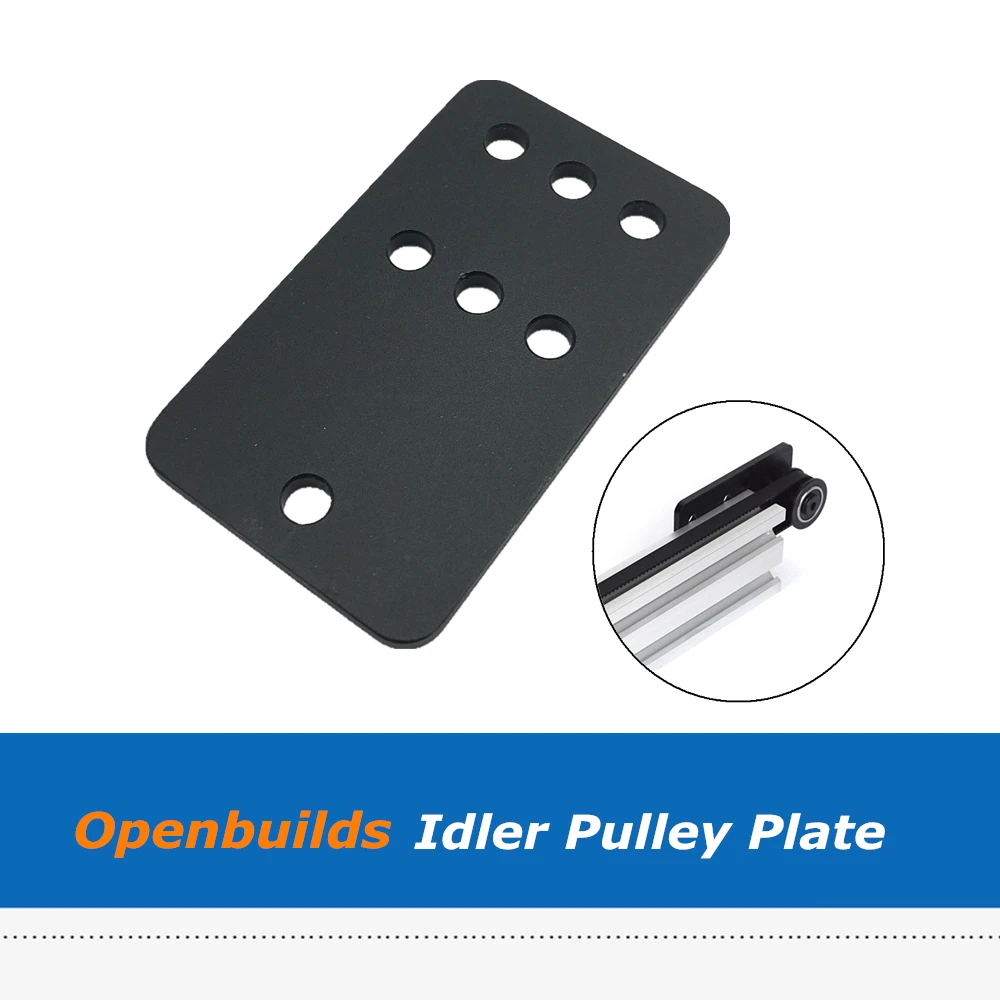 1pc Openbuilds Idler Pulley Plate V-Slot Plate OpenRail Mounting Plate for DIY 3D Printer CNC Machine
1pc Openbuilds Idler Pulley Plate V-Slot Plate OpenRail Mounting Plate for DIY 3D Printer CNC Machine