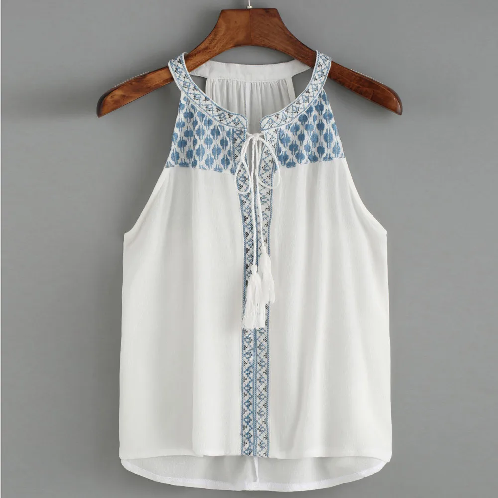 2019 Summer Fashion Women Lady Sexy Tassel Lace Sleeveless Tops Blouse Vest Loose Top T-Shirt Tank Vest Summer Fashion Clothes
2019 Summer Fashion Women Lady Sexy Tassel Lace Sleeveless Tops Blouse Vest Loose Top T-Shirt Tank Vest Summer Fashion Clothes