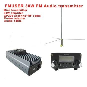 Fmuser FU-30E CZH-30E FM radio mini transmitter and 30W amplifier with GP200 1/2 wave antenna with power adapter A KIT
Fmuser FU-30E CZH-30E FM radio mini transmitter and 30W amplifier with GP200 1/2 wave antenna with power adapter A KIT