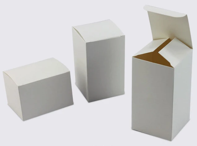 50 шт. белая коробка для конфет на свадьбу черно коричневая Картон Крафт бумажная