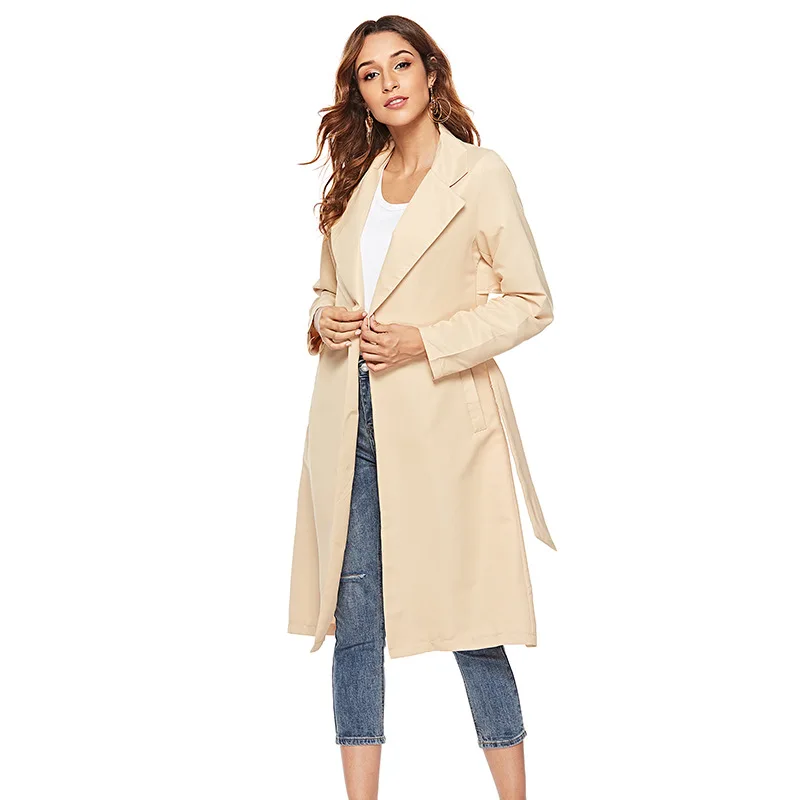 BIUZKO Long Casual Elegant Trench Coats Spring Women Office Lady European Coats Wide-waisted Slim Autum Women Tops
BIUZKO Long Casual Elegant Trench Coats Spring Women Office Lady European Coats Wide-waisted Slim Autum Women Tops