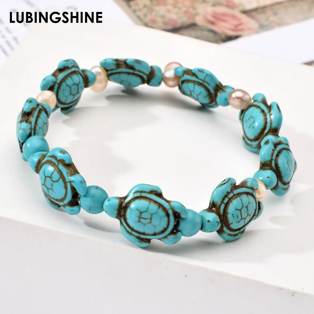Bohemian Natural Stone Turtle Charms Bracelet Bangle Shell Pearls Strand Beads Bracelet for Women Cuff Wristband Jewelry
Bohemian Natural Stone Turtle Charms Bracelet Bangle Shell Pearls Strand Beads Bracelet for Women Cuff Wristband Jewelry