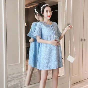 Maternity Tops Maternity Dress Cotton and linen Korean Fashion Breastfeeding Print Maternity Skirt Breastfeeding
Maternity Tops Maternity Dress Cotton and linen Korean Fashion Breastfeeding Print Maternity Skirt Breastfeeding