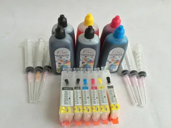 PGI-750 Refillable Ink kit for Canon PIXMA MG6370 MG7170 iP8770 MG7570 printer with ARC chip 6 color UV paper grey dye ink
PGI-750 Refillable Ink kit for Canon PIXMA MG6370 MG7170 iP8770 MG7570 printer with ARC chip 6 color UV paper grey dye ink