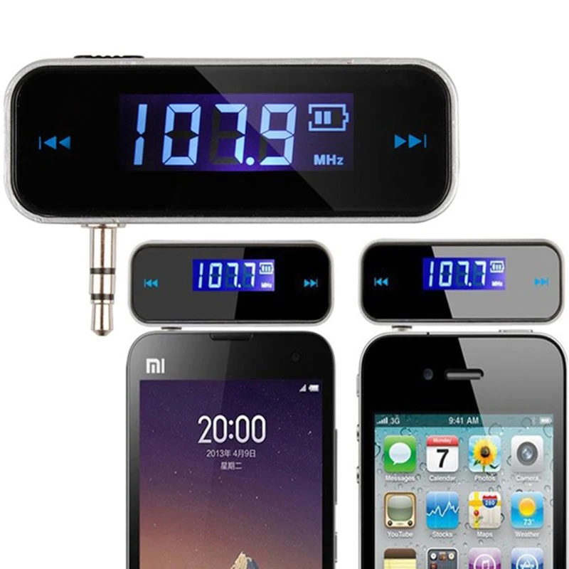 Mini Wireless 3.5mm FM Transmitter In-car LCD Vehicle Car Kit Modulator Handsfree MP3 Audio Music Player For iPhone Samsung
Mini Wireless 3.5mm FM Transmitter In-car LCD Vehicle Car Kit Modulator Handsfree MP3 Audio Music Player For iPhone Samsung