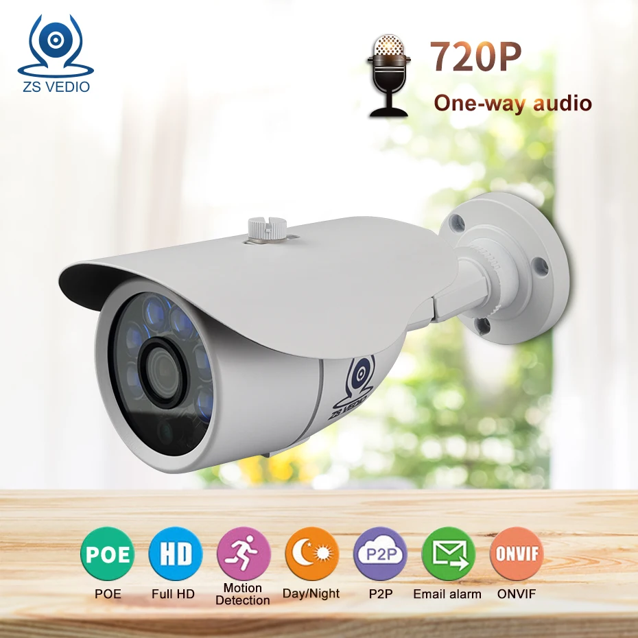 ZSVEDIO Surveillance Cameras ip camera 720P Sony PIMX323 Video Security CCTV Bule LEDs Night Vision Device 30M Metal Case camera
ZSVEDIO Surveillance Cameras ip camera 720P Sony PIMX323 Video Security CCTV Bule LEDs Night Vision Device 30M Metal Case camera